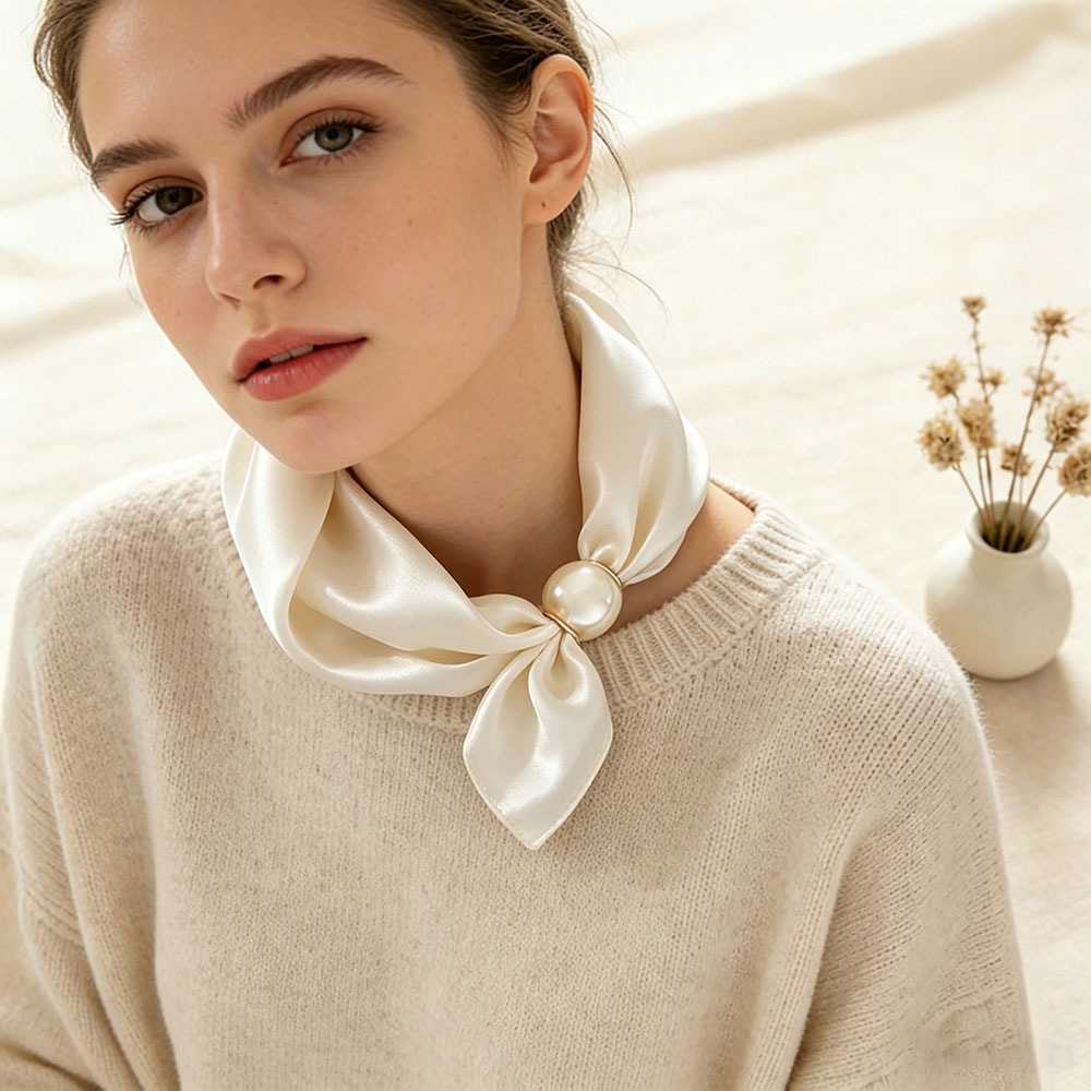 Face Scarf Mask - Foulard a Catena in Seta con