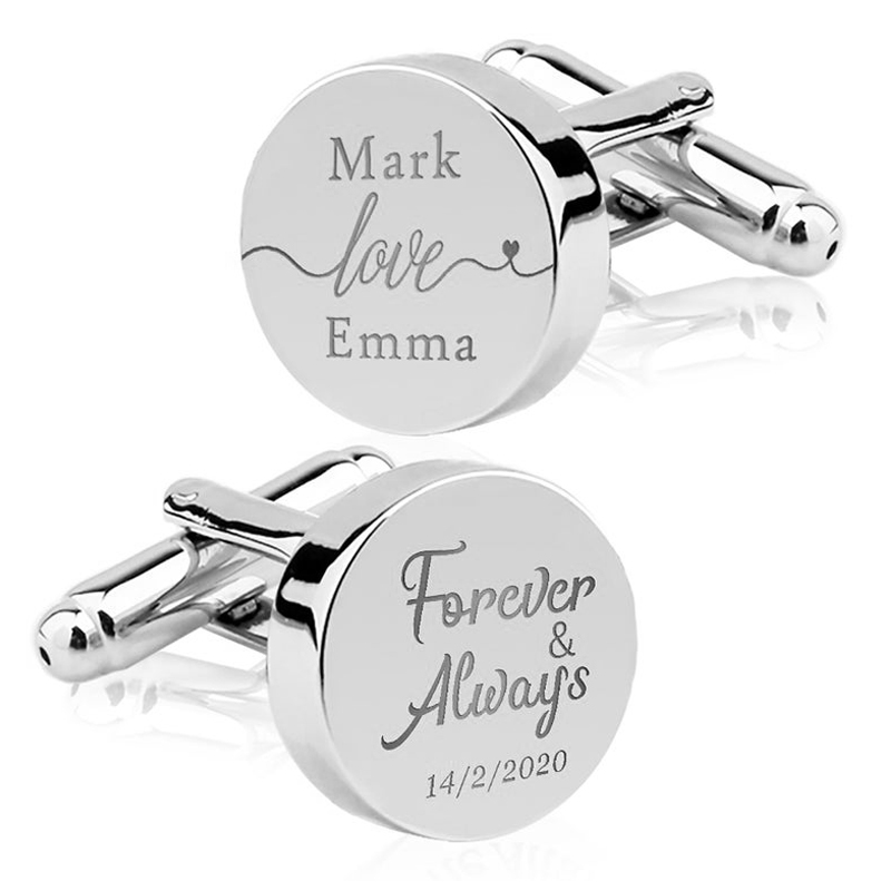 Gemelli iniziali con incisione - Tie Clip Silver recensione e prezzo