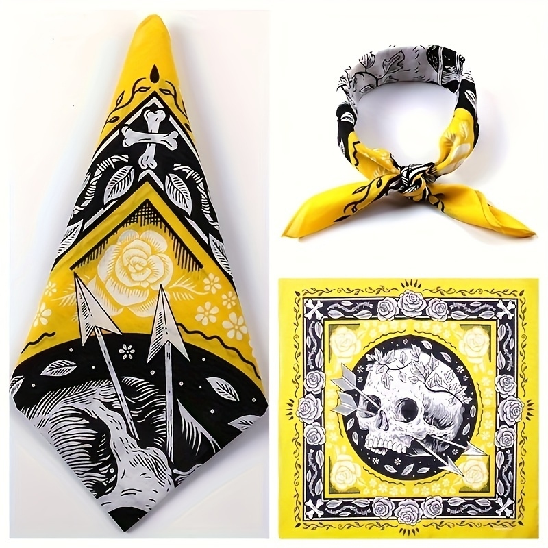 Bandana Quadrata Retrò con Mot - Bandana Cotton recensione e prezzo