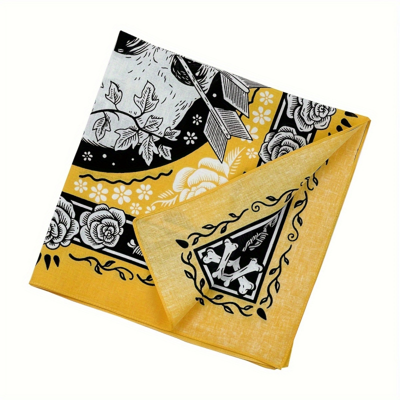 Bandana Quadrata Retrò con Mot - Bandana Cotton recensione e prezzo