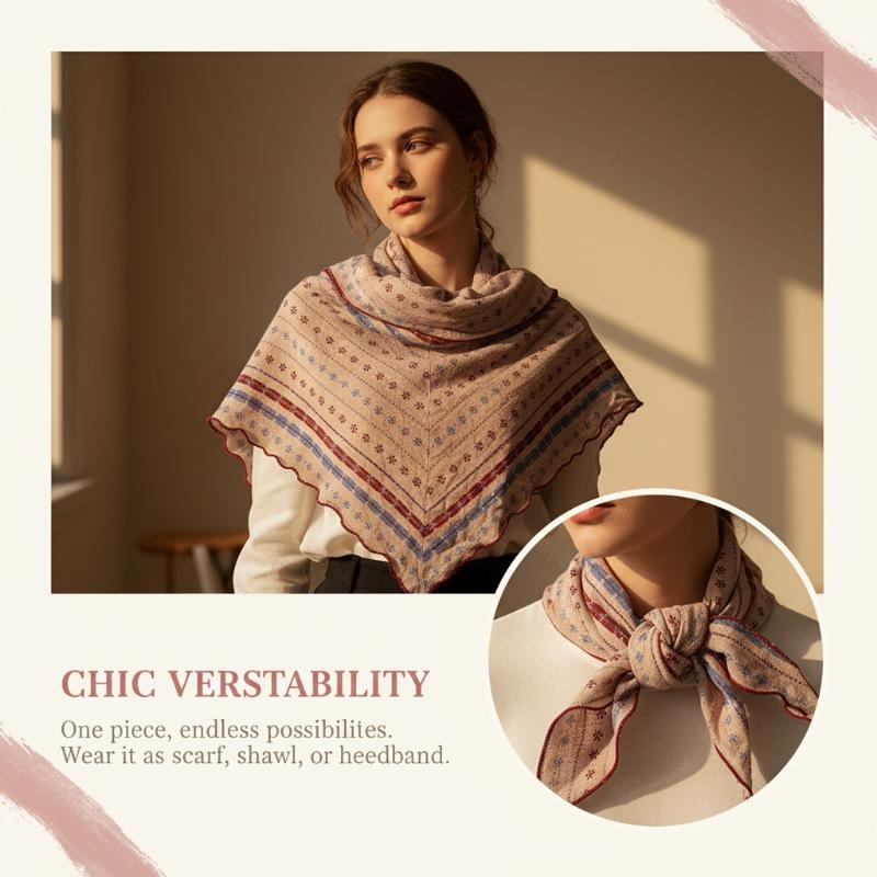 Sciarpa Triangolare in Cotone  - Bandana Cotton recensione e prezzo